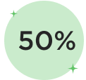 50%