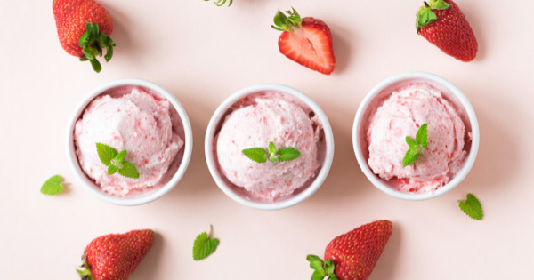 Strawberry banana ice cream | Delta Dental