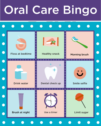 Oral Care Bingo